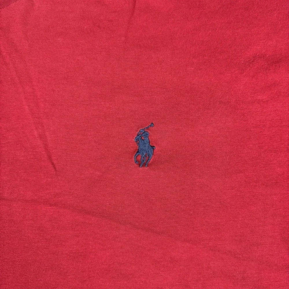 Polo Ralph Lauren V Neck Shirt Mens Xl‎ Red Short Sleeve Pony Logo Classic Fit